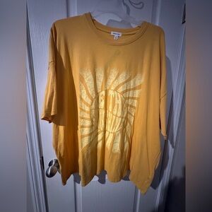 Be the sunshine yellow tshirt by thread and clover